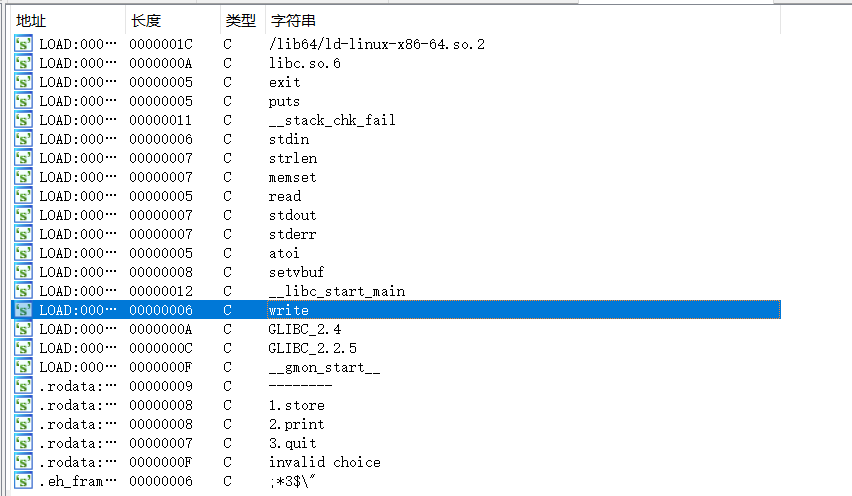 看字符串窗口